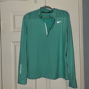 Nike Turquoise Long Sleeve Performance Shirt